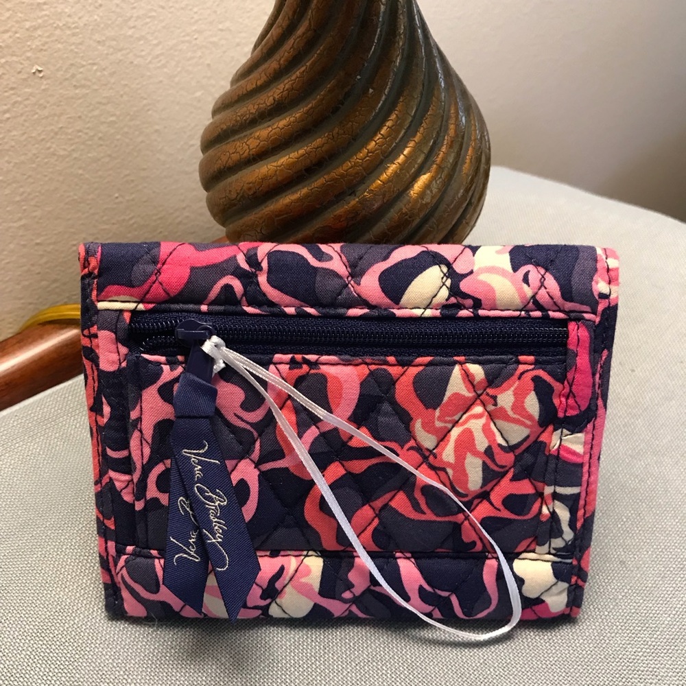Vera Bradley Katalina Pink Euro Wallet - Picture 2 of 3
